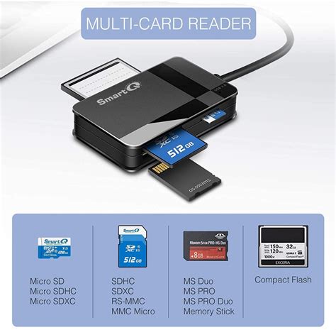 set smart talk card readers reader plus 3 card boxes|SmartQ C368 USB 3 0 Multi Card Reader Unboxing .